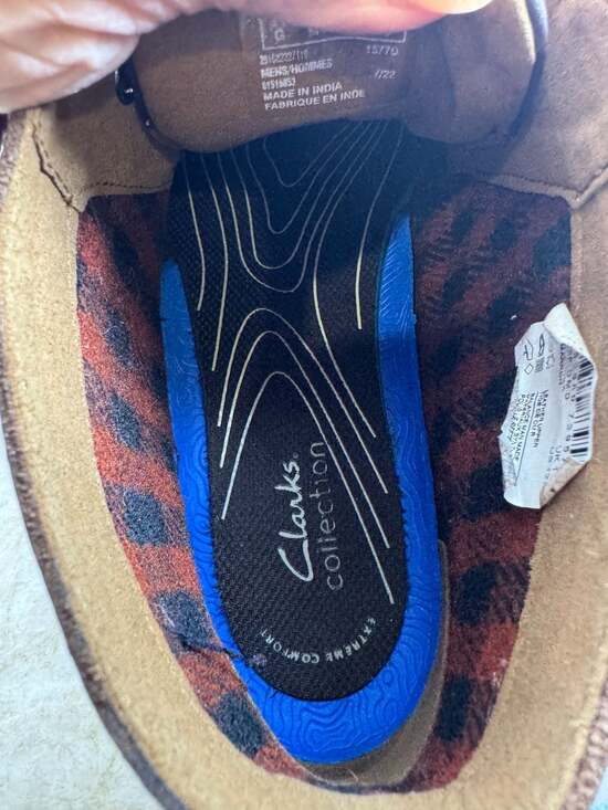 Clarks Collection Gereld Mid Leather Chukka Boots Brown Men’s Size 12M Casual main image 14